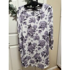 NEW Harve Bernard Everyday Koze sleepwear buttery soft long sleeve sleepdress 1X